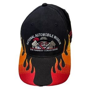OC, National Automobile Museum Hat Orange/Black Flames One size